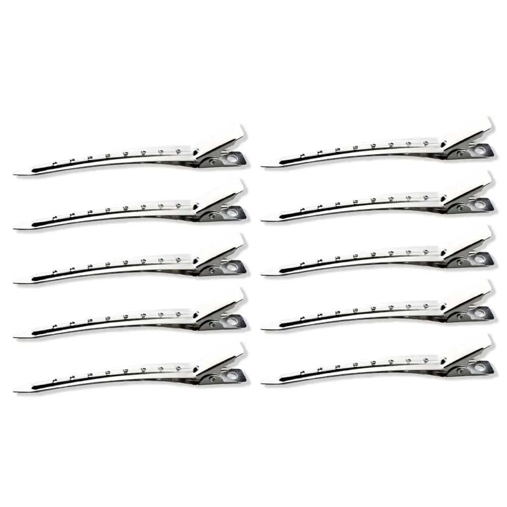 Hair Salon Hair Clips Metal Duckbill Crocodile Curling Hair Styling Clips Barber Shop Hair Positioning Clips Women Hair Clips
Hair Salon Hair Clips Metal Duckbill Crocodile Curling Hair Styling Clips Barber Shop Hair Positioning Clips Women Hair Clips