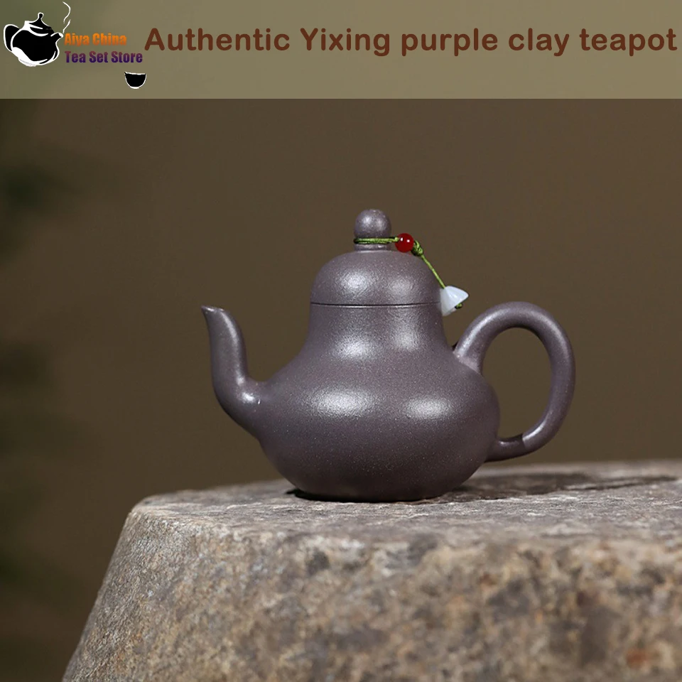 Yixing Purple Clay Teapot Original Mine Tianqing Clay Literati Siting Kung Fu Tea Pot Chinese Tea Set for Tea Lovers
Yixing Purple Clay Teapot Original Mine Tianqing Clay Literati Siting Kung Fu Tea Pot Chinese Tea Set for Tea Lovers