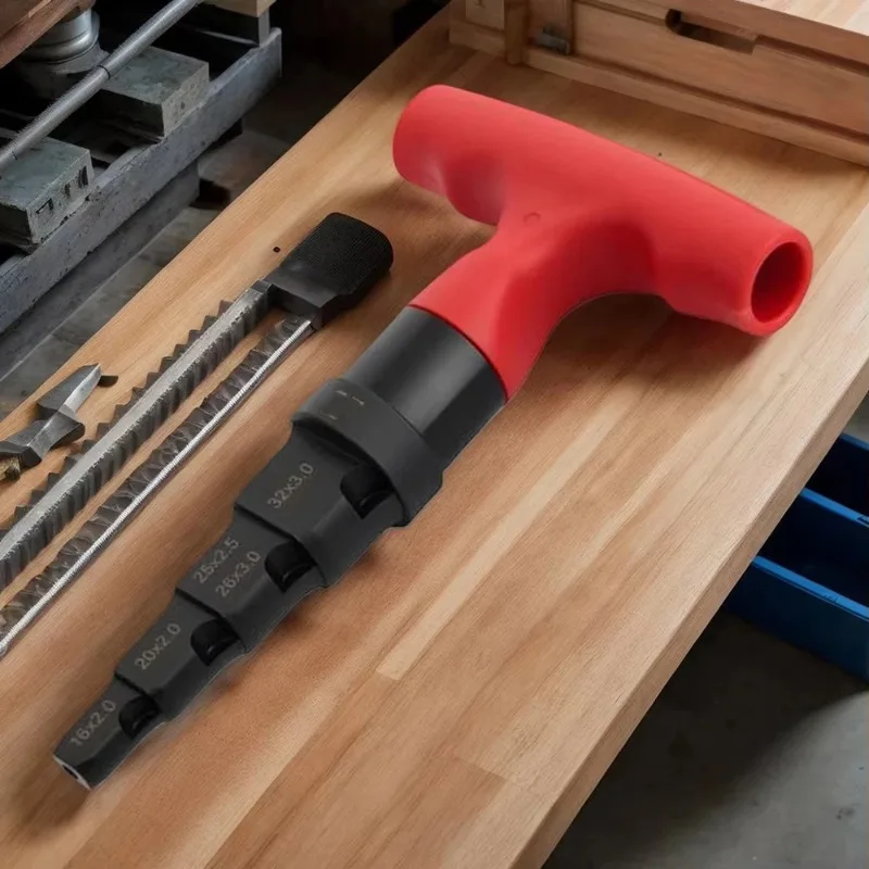 Handheld PEX-AL-PEX Reamer 16/20/25/32mm PPR Plastic Pipe T-Calibrator Tapered Manual Plumber Tube Repair Tool Hardware Gears
Handheld PEX-AL-PEX Reamer 16/20/25/32mm PPR Plastic Pipe T-Calibrator Tapered Manual Plumber Tube Repair Tool Hardware Gears