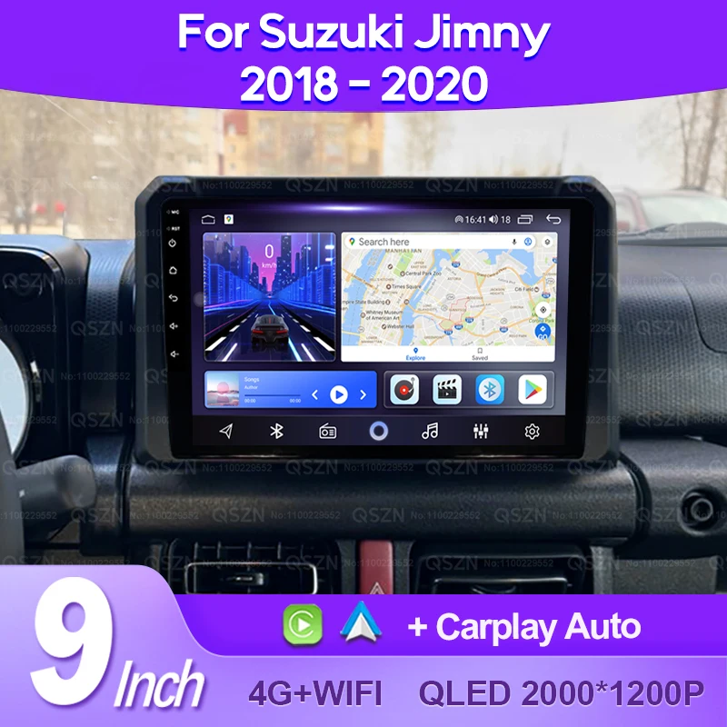 QSZN для Suzuki Jimny JB64 2018-2020 Android 13 Автомобильный радиоприемник Мультимедийный видеоплеер GPS 4G CarPlay Авто головное устройство Навигация DSP
QSZN для Suzuki Jimny JB64 2018-2020 Android 13 Автомобильный радиоприемник Мультимедийный видеоплеер GPS 4G CarPlay Авто головное устройство Навигация DSP