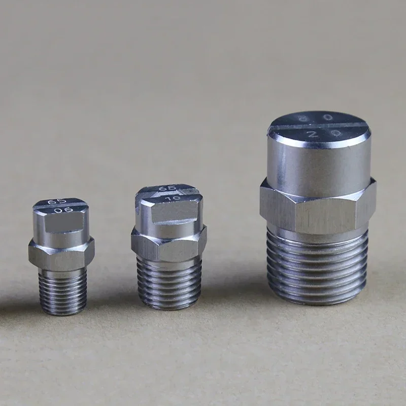 1/8 1/4 1/2 3/8 Fan nozzle atomizing stainless steel dust cleaning spray head high-pressure garden
1/8 1/4 1/2 3/8 Fan nozzle atomizing stainless steel dust cleaning spray head high-pressure garden