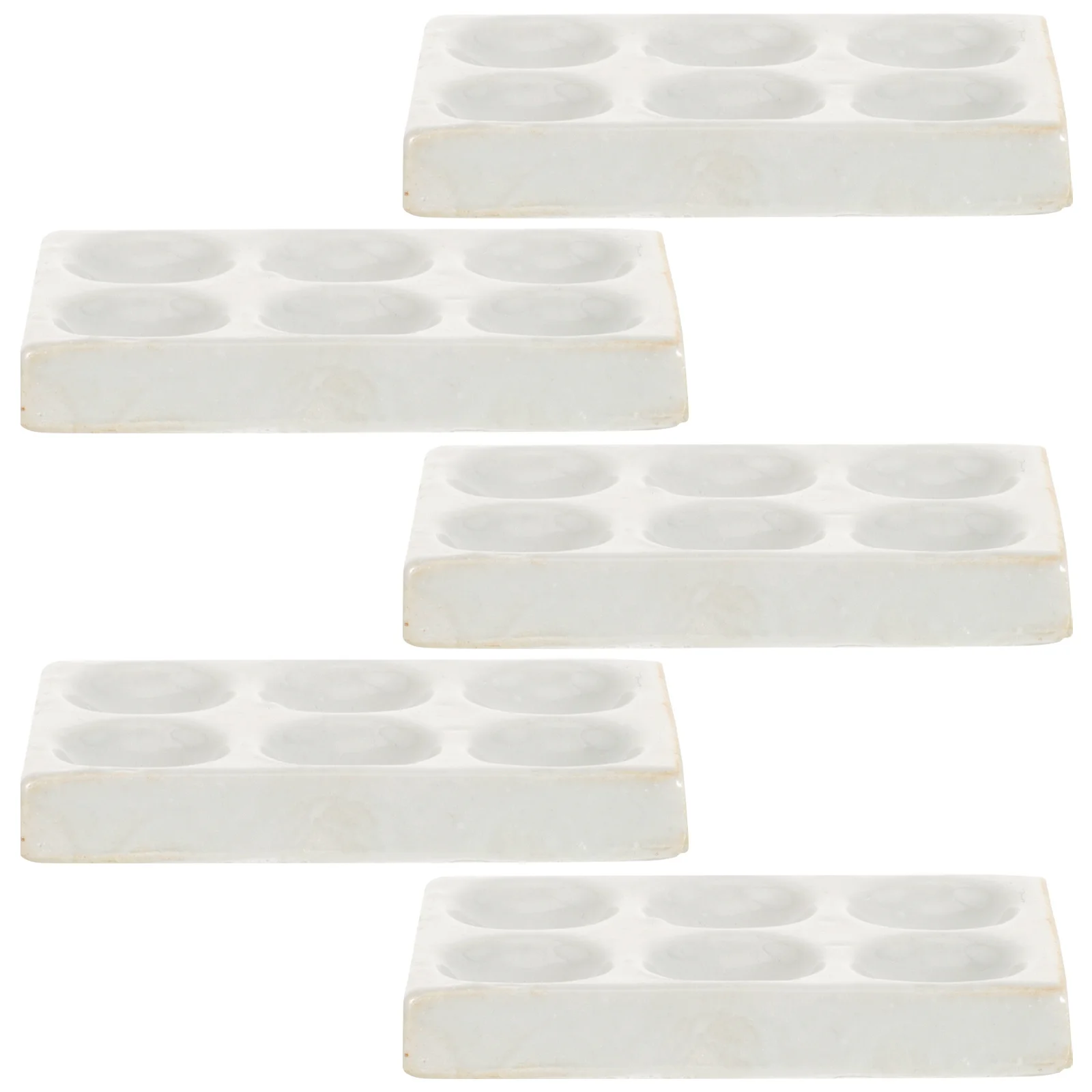 5 Pcs Ceramic Spot Plate for Laboratory Porcelain Chemical Testing Reaction Spotting
5 Pcs Ceramic Spot Plate for Laboratory Porcelain Chemical Testing Reaction Spotting