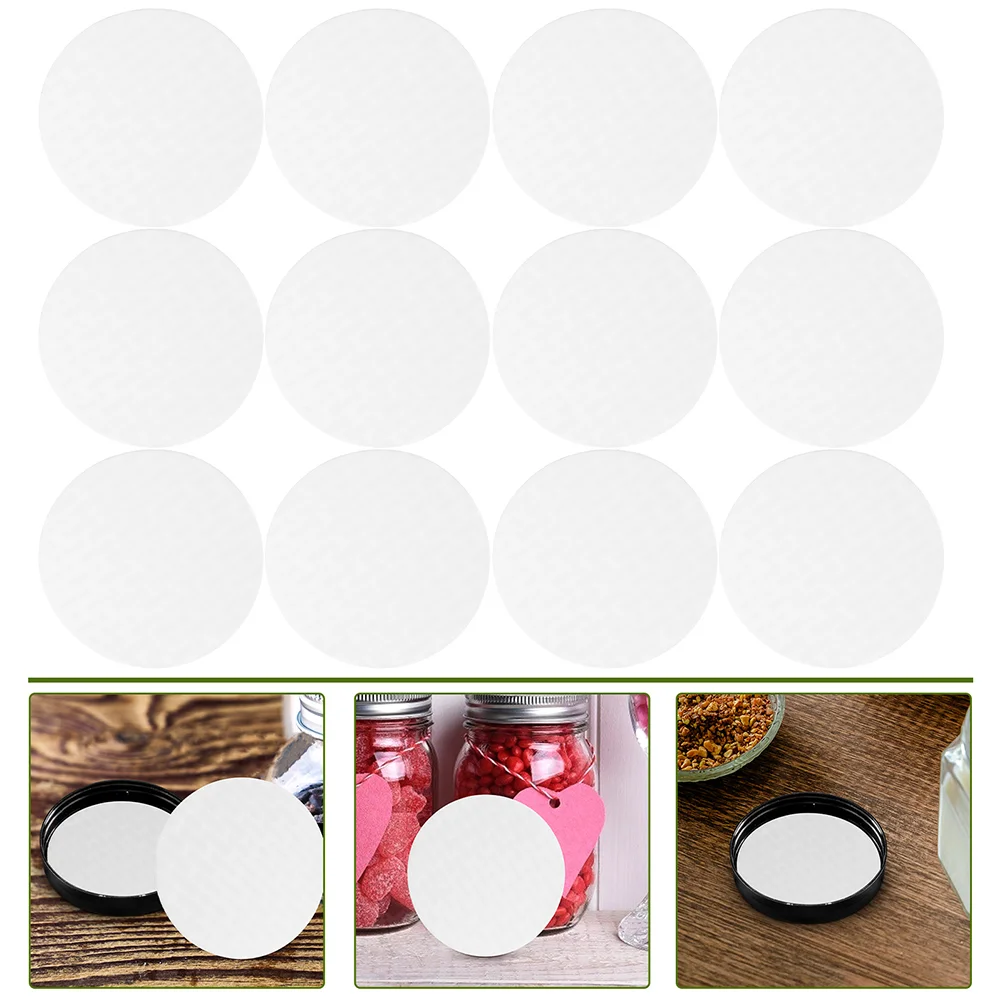 100 Pcs Mason Jar Sealing Gasket Jars Lids Vacuum White Aluminum Foil for Glass Bottle
100 Pcs Mason Jar Sealing Gasket Jars Lids Vacuum White Aluminum Foil for Glass Bottle