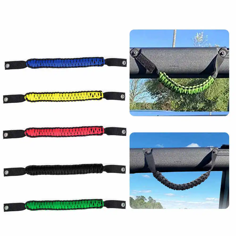 Car modified off-road vehicle roof handle, suitable for Wrangler for Ford Lie Horse, woven umbrella rope handle accessories
Car modified off-road vehicle roof handle, suitable for Wrangler for Ford Lie Horse, woven umbrella rope handle accessories