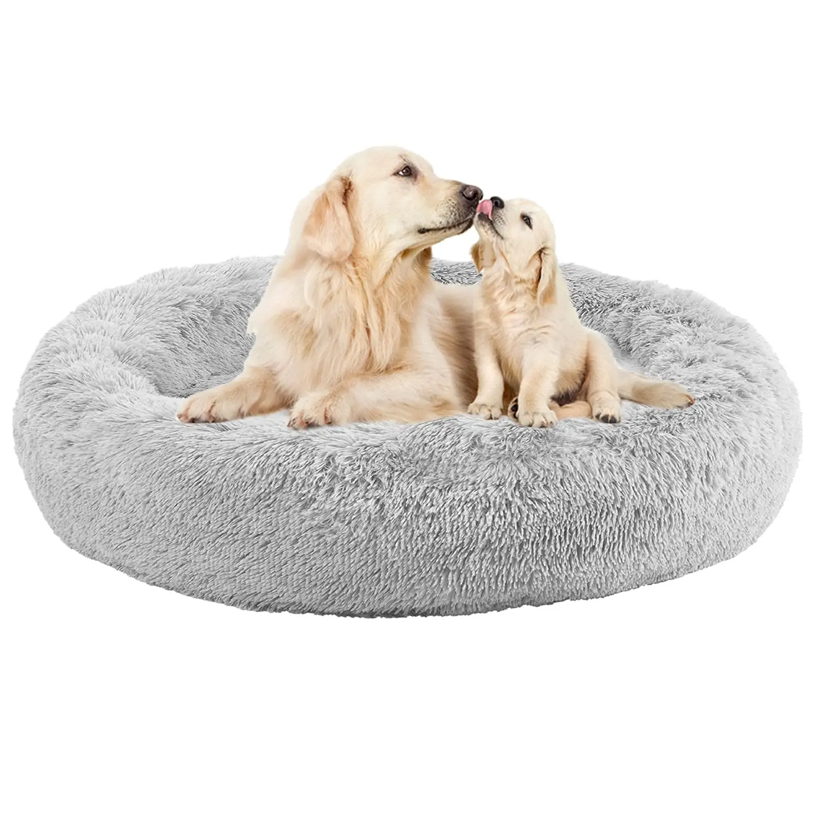 Calming Anti-Slip round Fluffy Plush Faux Fur Dog Bed Soft Cozy Plush Cat Cushion Solid Pattern for Pets
Calming Anti-Slip round Fluffy Plush Faux Fur Dog Bed Soft Cozy Plush Cat Cushion Solid Pattern for Pets