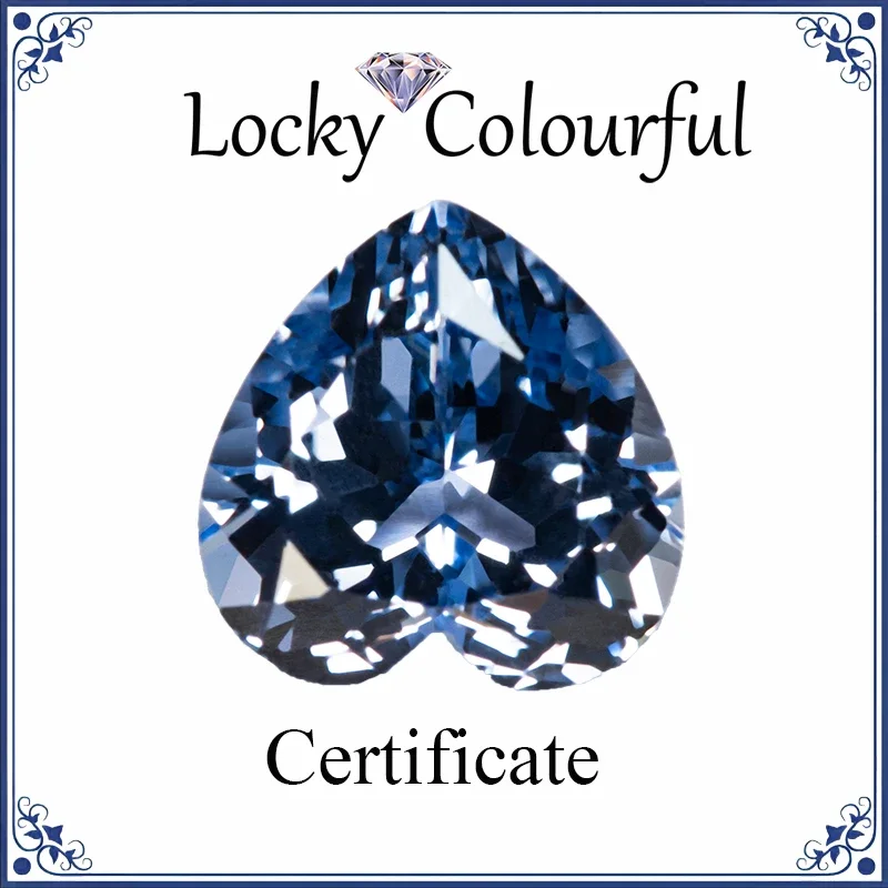 Lab Grown Sapphire Cornflower Color Top Quality Heart Shape Charm Beads for Diy Jewelry Making Rings Selectable AGL Certificate
Lab Grown Sapphire Cornflower Color Top Quality Heart Shape Charm Beads for Diy Jewelry Making Rings Selectable AGL Certificate