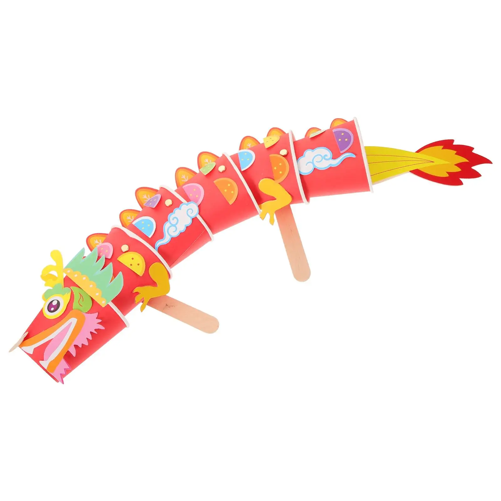 Chinese Party Decorations New Year Photo China Spring Festival Paper Dragon Kids DIY Supplies
Chinese Party Decorations New Year Photo China Spring Festival Paper Dragon Kids DIY Supplies