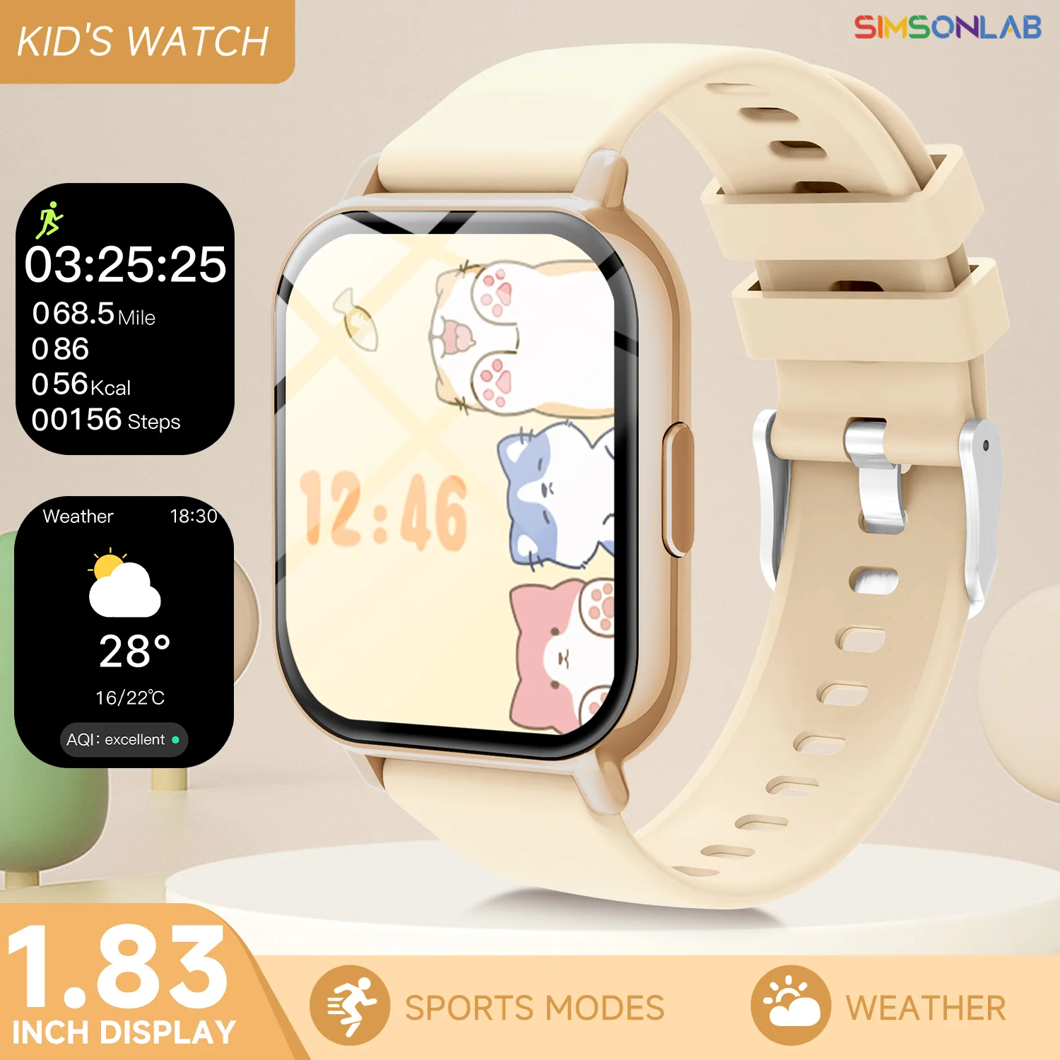 2026 Smartwatch New 1.83-inch HD Screen Fitness Tracker Camera Control Bluetooth Call for Android/IOS Sports Watch Men Women
2026 Smartwatch New 1.83-inch HD Screen Fitness Tracker Camera Control Bluetooth Call for Android/IOS Sports Watch Men Women