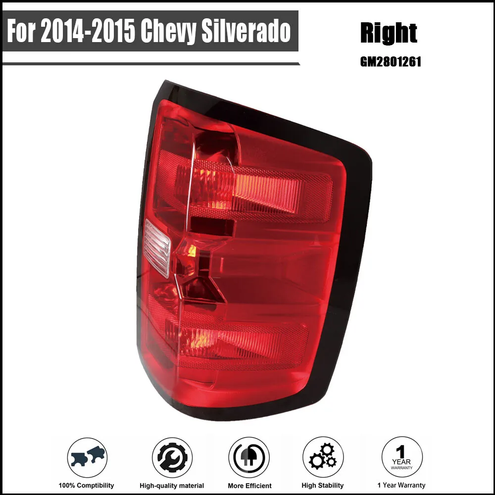 Taillights Fit For 14-15 Chevy Silverado 1500 2500 RH Tail Light Lamps Halogen
Taillights Fit For 14-15 Chevy Silverado 1500 2500 RH Tail Light Lamps Halogen