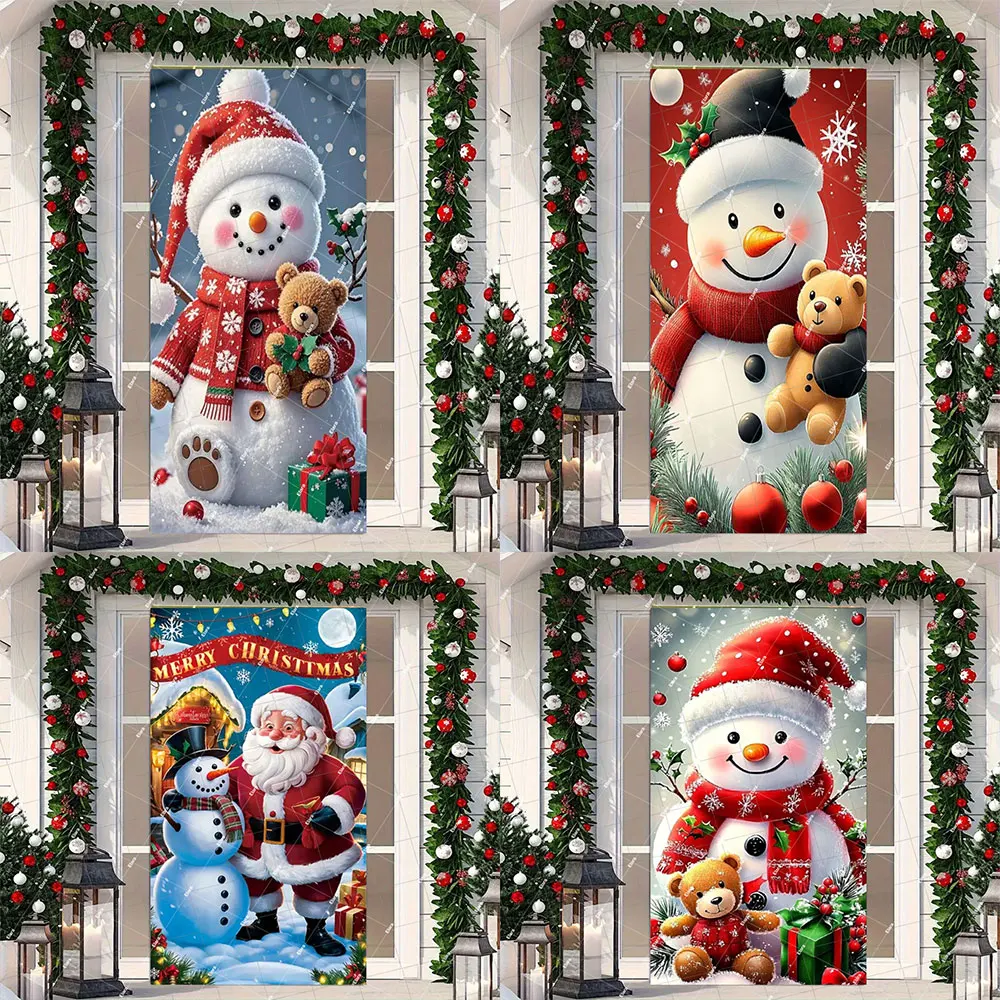 1pc 2D flat Merry Christmas Door Cover Banner Santa Claus Cute Elk Snowman Bear Gift Holiday Party Backdrop Supplies Decoration
1pc 2D flat Merry Christmas Door Cover Banner Santa Claus Cute Elk Snowman Bear Gift Holiday Party Backdrop Supplies Decoration