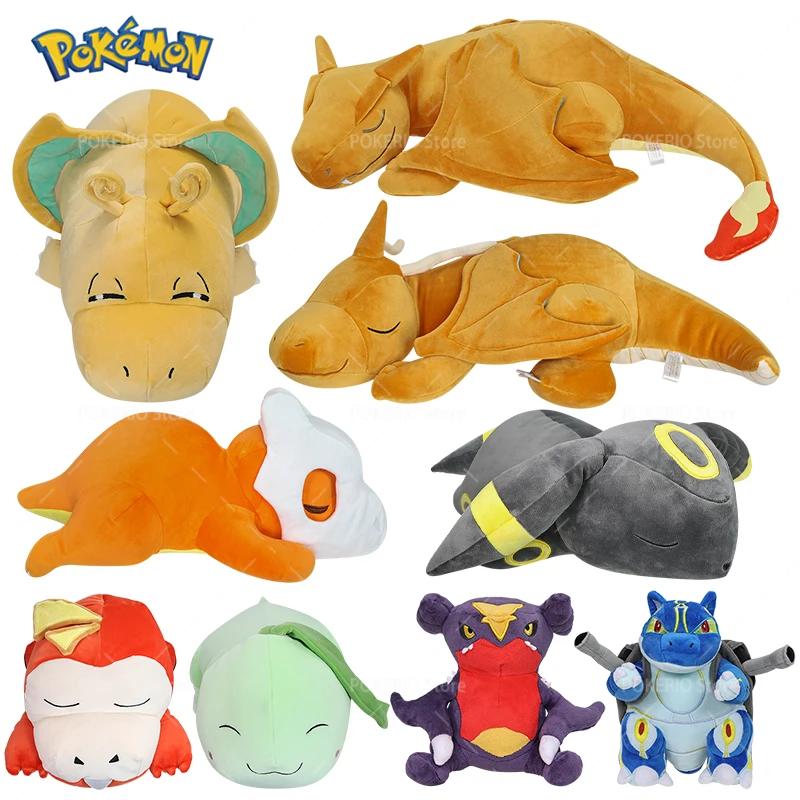 New Pokemon Plush Dragonite Charmander Sleeping Series Fuecoco Chikorita Umbreon Stuffed Doll Blastoise Fuse Kyogre Peluche Toy
New Pokemon Plush Dragonite Charmander Sleeping Series Fuecoco Chikorita Umbreon Stuffed Doll Blastoise Fuse Kyogre Peluche Toy