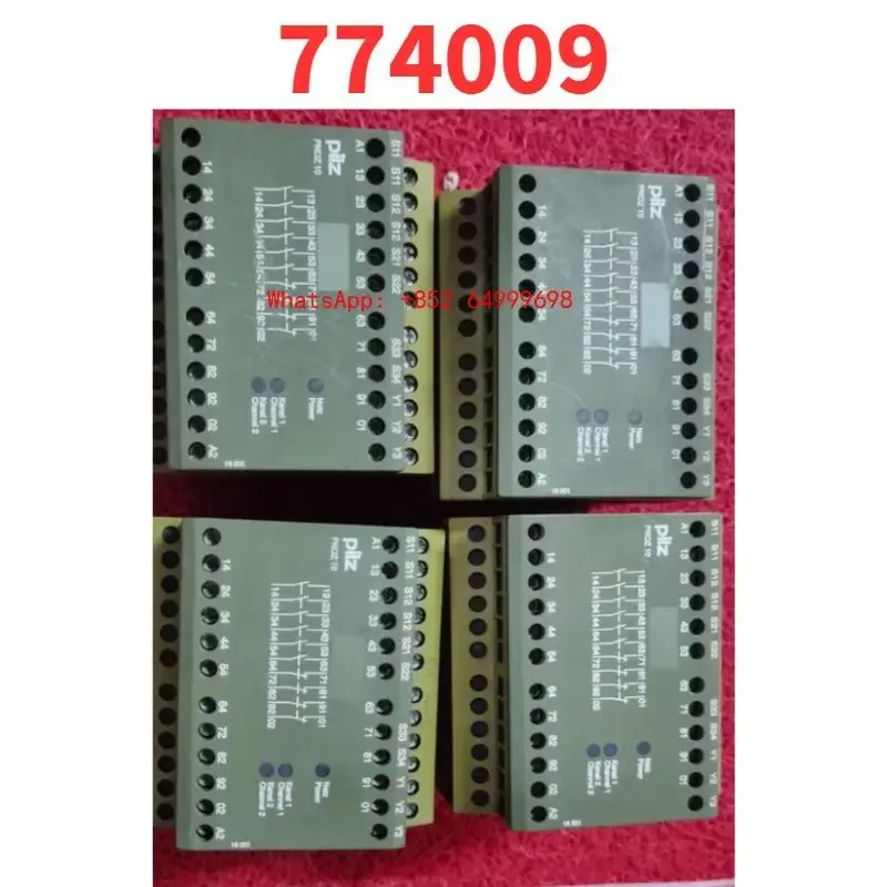 Second-hand test OK 774009 monitoring relay PNOZ 10 24VDC
Second-hand test OK 774009 monitoring relay PNOZ 10 24VDC