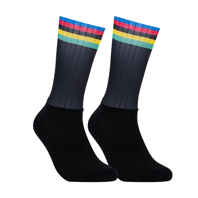 Новые компрессионные велосипедные носки Pro Aero, противоскользящие силиконовые летние мужские и женские велосипедные спортивные беговые велосипедные черные носки до середины икры
Новые компрессионные велосипедные носки Pro Aero, противоскользящие силиконовые летние мужские и женские велосипедные спортивные беговые велосипедные черные носки до середины икры