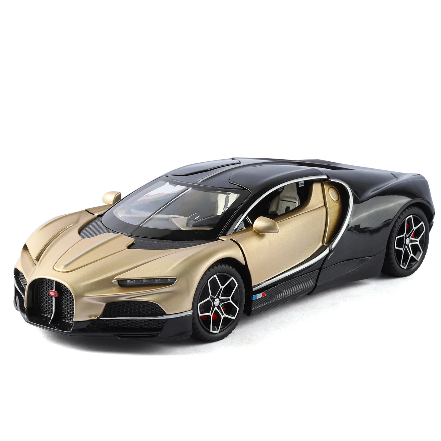 Металлическая модель спортивного автомобиля Golden Car Will 1:24 с имитацией турбийона, звуком и светом, откатным механизмом, игрушка-украшение
Металлическая модель спортивного автомобиля Golden Car Will 1:24 с имитацией турбийона, звуком и светом, откатным механизмом, игрушка-украшение