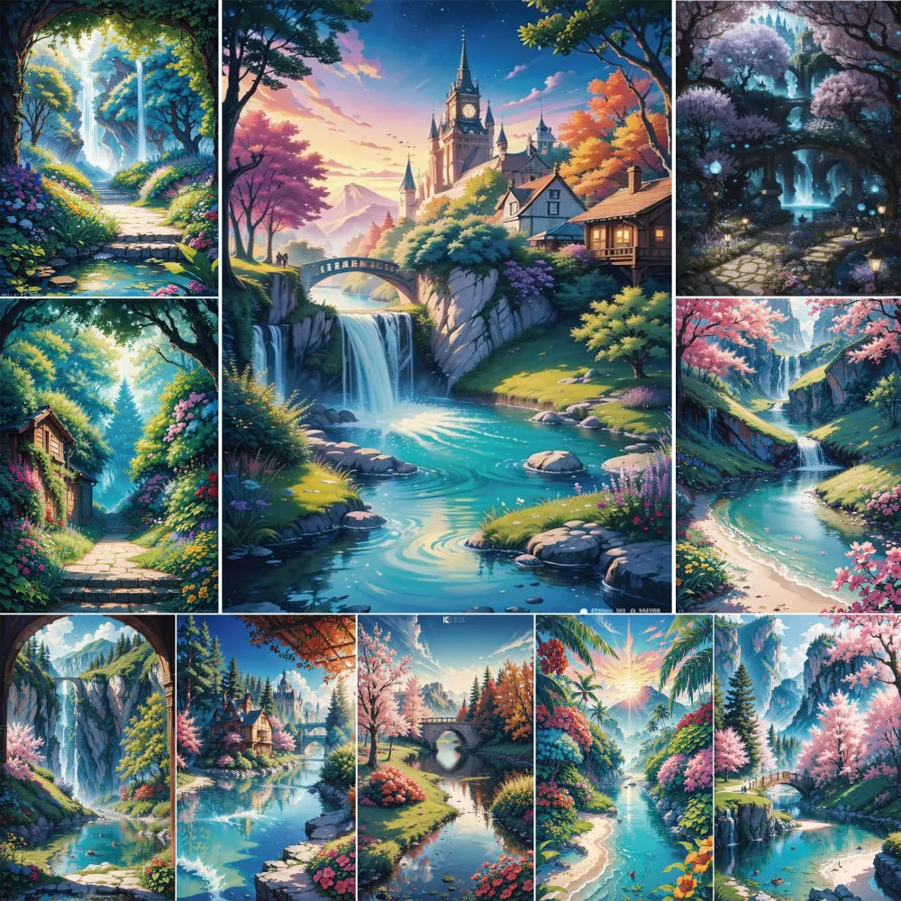 Summer Nature Landscape Printed 11CT Cross Stitch Kit Embroidery Handicraft Craft Knitting Sewing Wholesale Mulina Home Decor
Summer Nature Landscape Printed 11CT Cross Stitch Kit Embroidery Handicraft Craft Knitting Sewing Wholesale Mulina Home Decor
