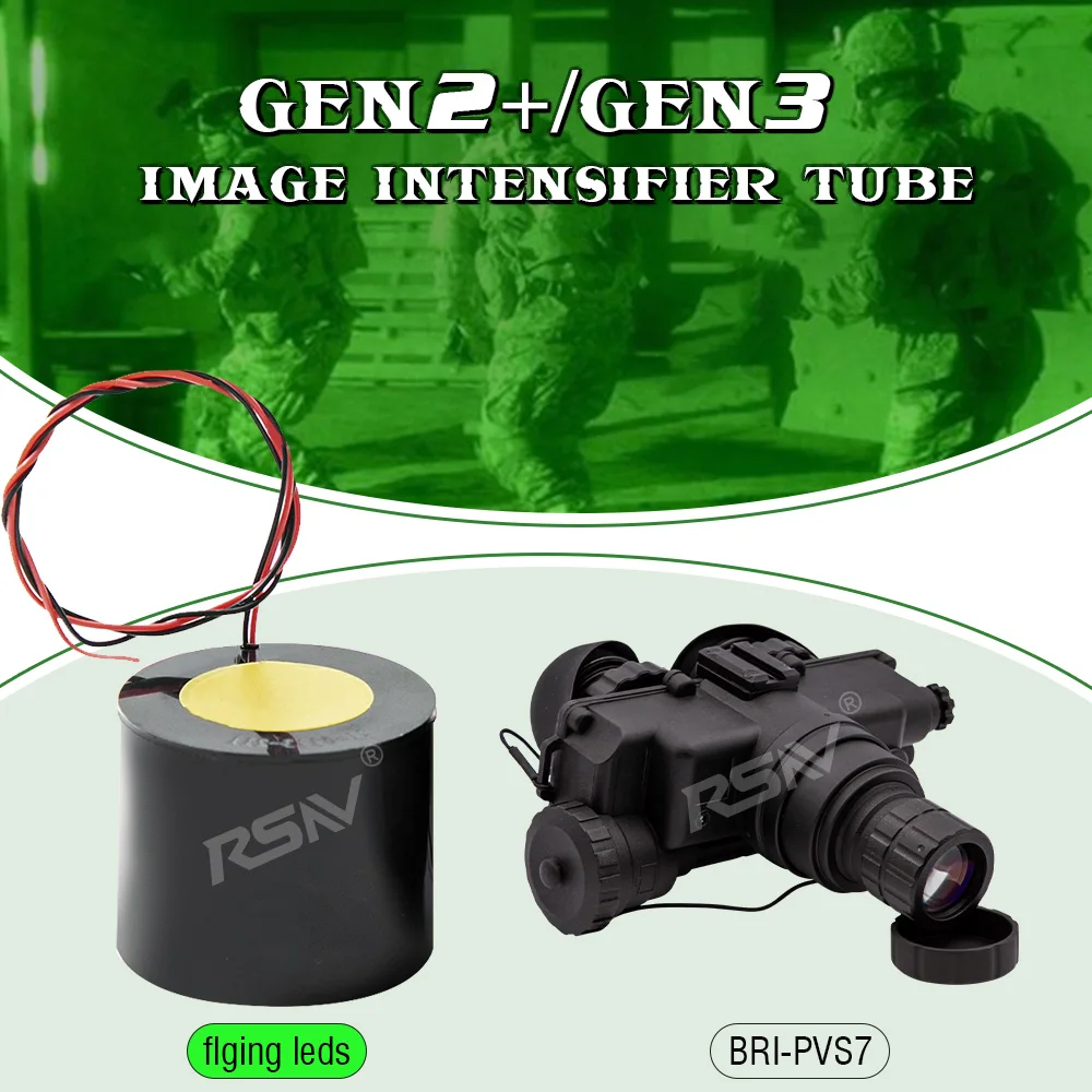 RSNV 18, 25, And 40 Mm Diameter Gen2+/Gen3 Image Intensifier Tube White/Green Phosphor FOM1600/1800/2000 IIT
RSNV 18, 25, And 40 Mm Diameter Gen2+/Gen3 Image Intensifier Tube White/Green Phosphor FOM1600/1800/2000 IIT