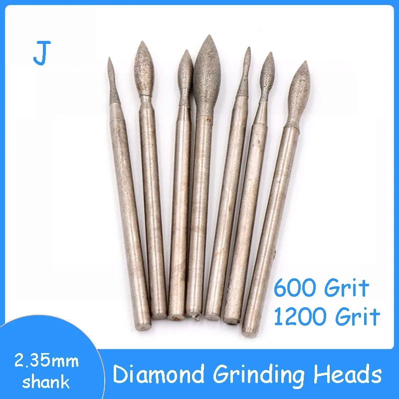 1~4mm Diamond Grinding Head Polishing Bits Burrs Metal Stone Jade Engraving Carving Tools For Dremel 2.35mm Shank J Needle
1~4mm Diamond Grinding Head Polishing Bits Burrs Metal Stone Jade Engraving Carving Tools For Dremel 2.35mm Shank J Needle