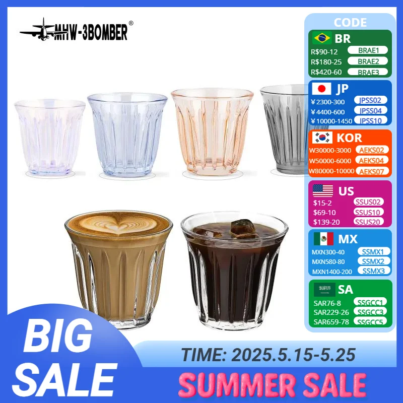 MHW-3BOMBER Wright 90-480ML Coffee Glass Cups Tea Mugs Latte Glasses for Espresso Whiskey Vodka Spirits & Liquors Barista Tools
MHW-3BOMBER Wright 90-480ML Coffee Glass Cups Tea Mugs Latte Glasses for Espresso Whiskey Vodka Spirits & Liquors Barista Tools
