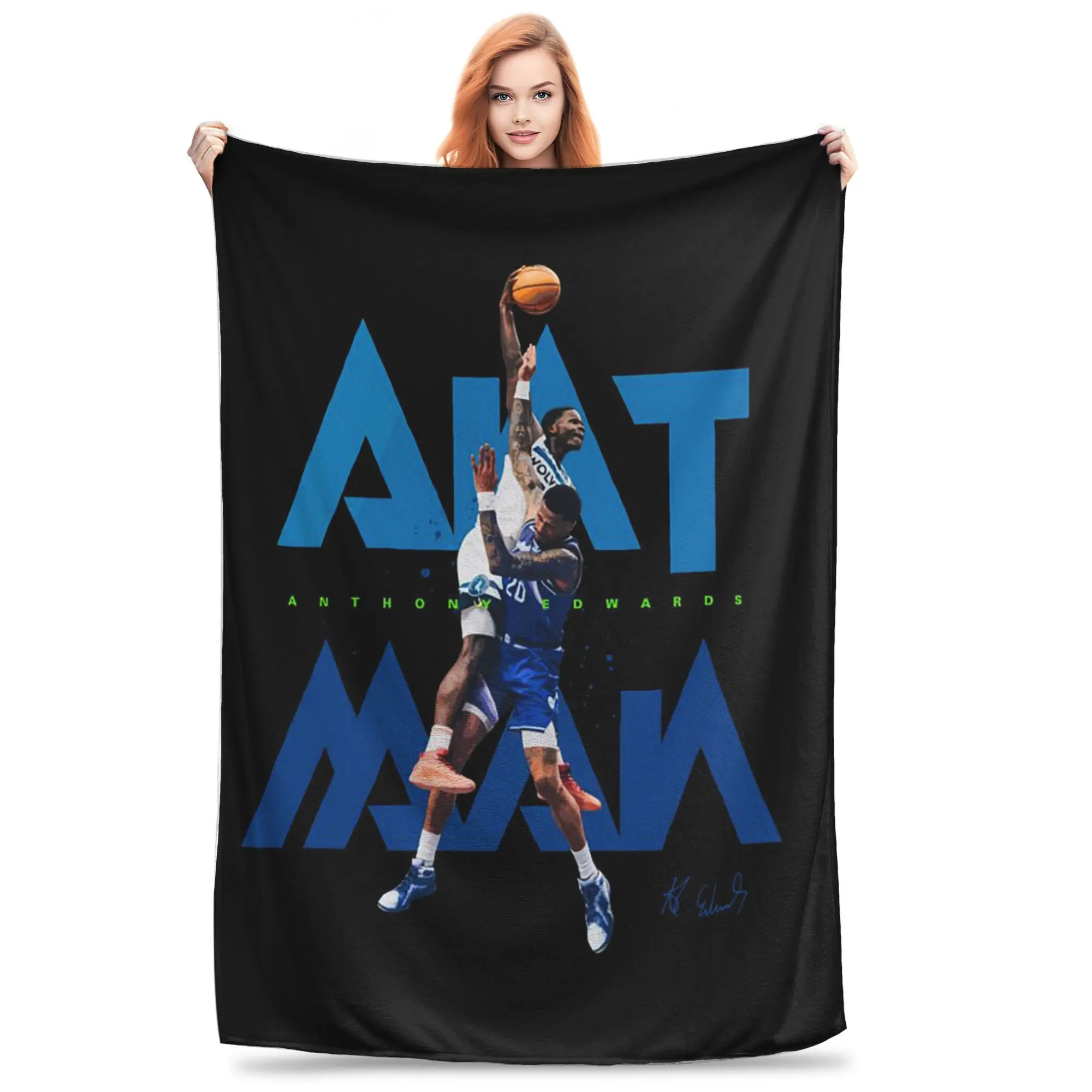 Flannel Throw Blanket Anthony Edwards Ant Man Bootleg ANT Basketball Sports Warm Blankets Soft Bedspread for Bedroom Home Travel
Flannel Throw Blanket Anthony Edwards Ant Man Bootleg ANT Basketball Sports Warm Blankets Soft Bedspread for Bedroom Home Travel