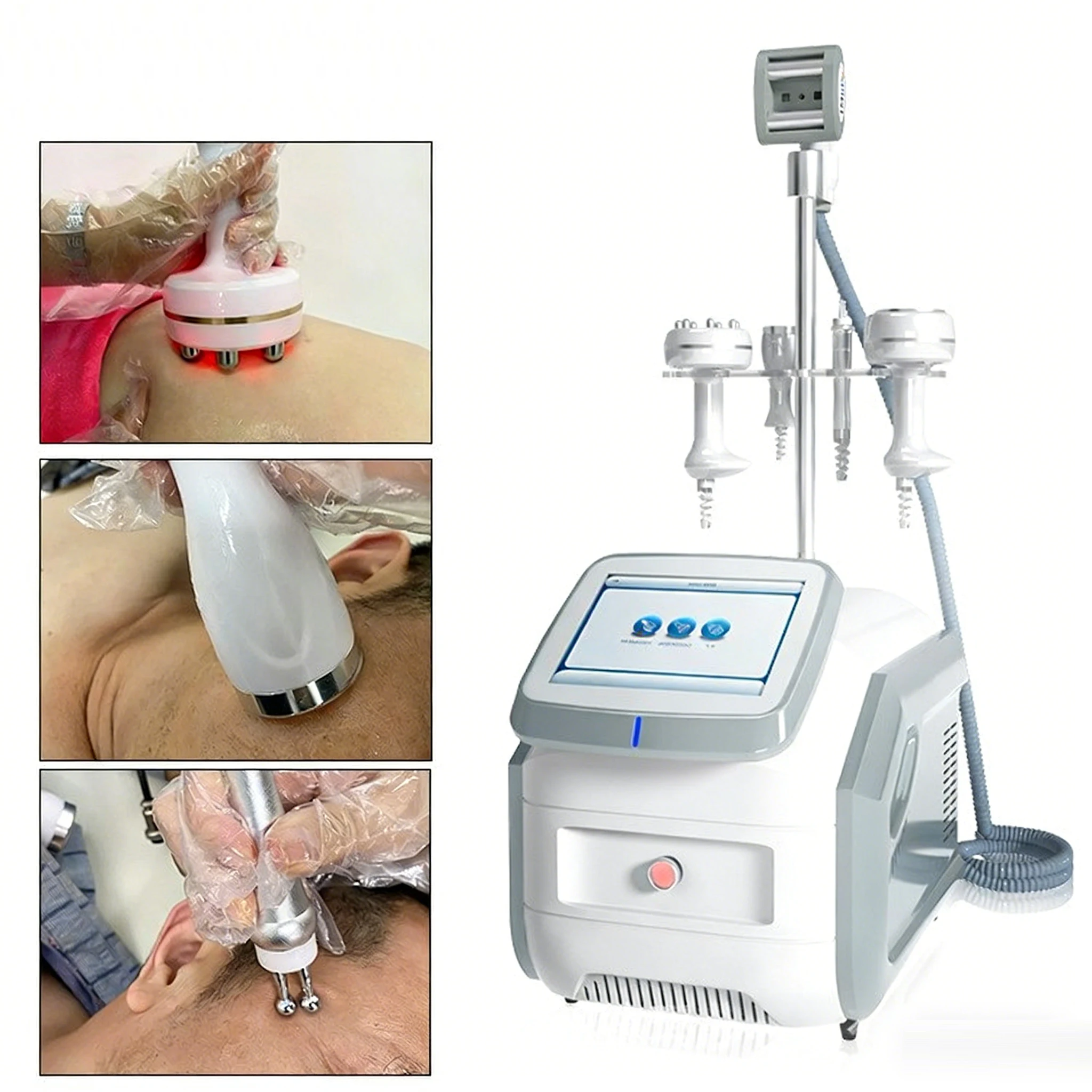 Многофункциональный аппарат для косметологии 5 в 1: вакуумный ролик, RF-лифтинг, кавитация
Многофункциональный аппарат для косметологии 5 в 1: вакуумный ролик, RF-лифтинг, кавитация