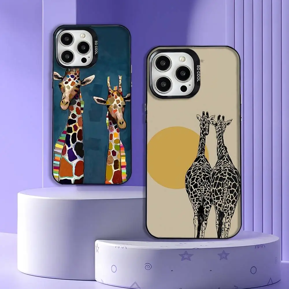 Giraffes Cute Animal Phone Case For iPhone 16,15,14,13,12,11,Mini,Pro,E,MAX Gray Matte Silicone Black Cover
Giraffes Cute Animal Phone Case For iPhone 16,15,14,13,12,11,Mini,Pro,E,MAX Gray Matte Silicone Black Cover