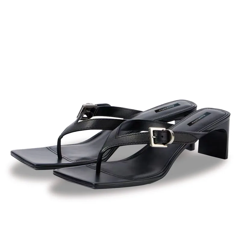 High Quality Genuine Leather Sole High Heel Women's Sheepskin Sandals For Fashion Wedding Party Flip Flop Heels Slippers
High Quality Genuine Leather Sole High Heel Women's Sheepskin Sandals For Fashion Wedding Party Flip Flop Heels Slippers