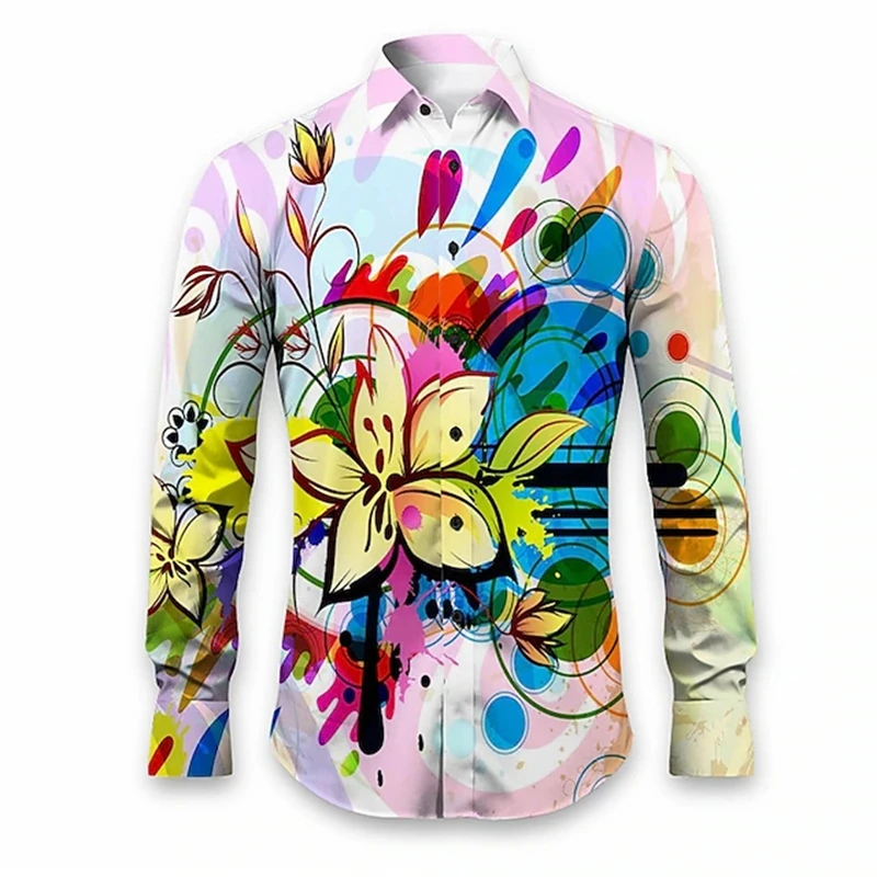 New Plants & Flowers Print Men's Shirts Casual Single-Breasted Blouses Long Sleeve Shirt Streetwear Lapel Tops Men Clothing
New Plants & Flowers Print Men's Shirts Casual Single-Breasted Blouses Long Sleeve Shirt Streetwear Lapel Tops Men Clothing