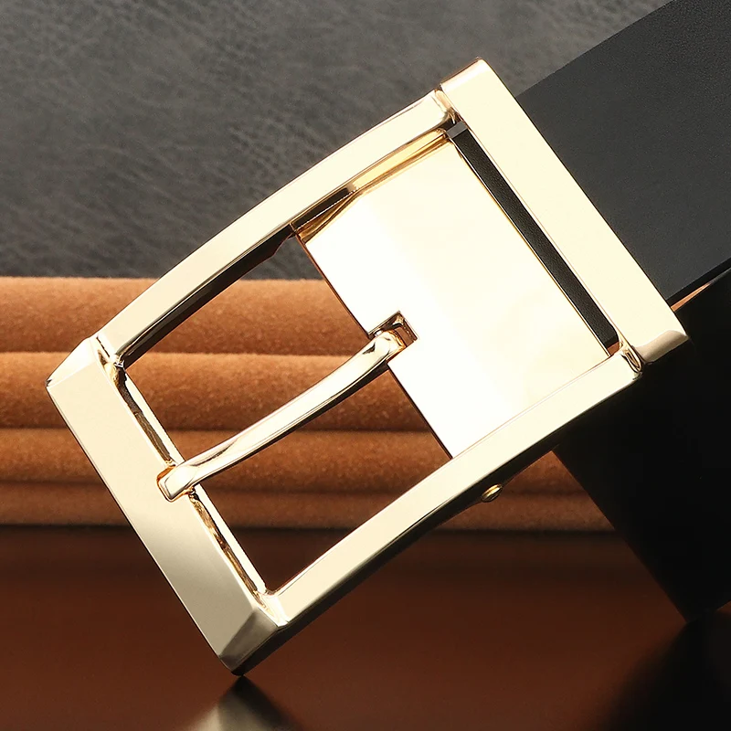 Мужские ремни с большой пряжкой черного цвета 3,8 см, поясной ремень из натуральной кожи, модный пояс из коровьей кожи для мужской моды
Мужские ремни с большой пряжкой черного цвета 3,8 см, поясной ремень из натуральной кожи, модный пояс из коровьей кожи для мужской моды