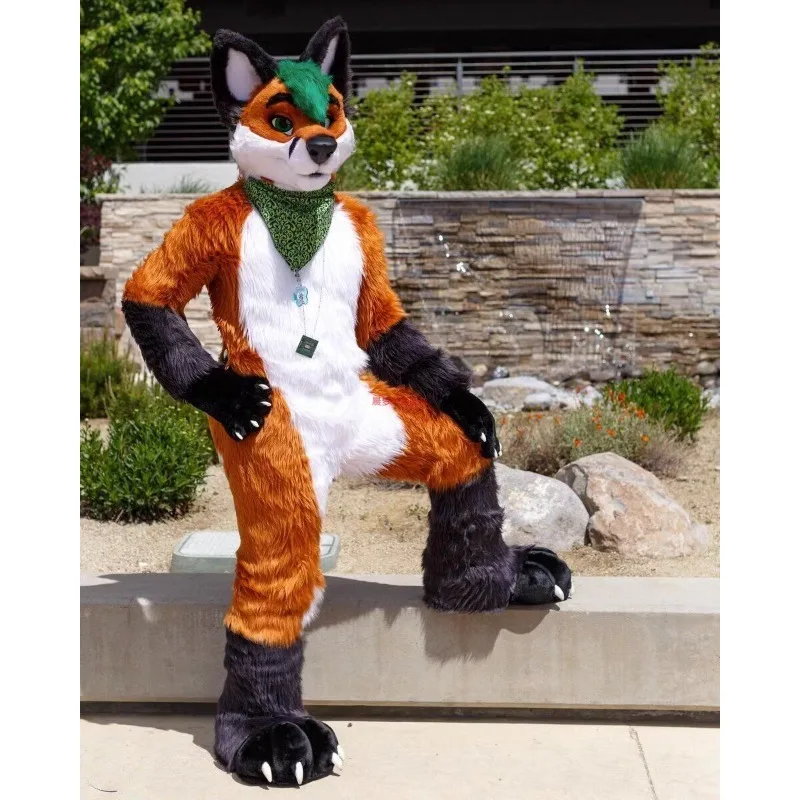 Husky Mascot Costume Long Fur Fox Cartoon Doll Costume Activity Performance Costume
Husky Mascot Costume Long Fur Fox Cartoon Doll Costume Activity Performance Costume