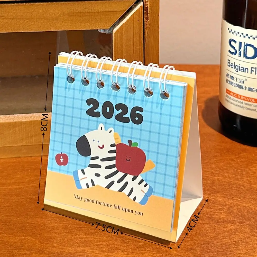 Simple Mini 2026 Desk Calendar Coil Binding Cartoon Schedule Planner Portable Fruit Shape Desktop Calendar Gifts
Simple Mini 2026 Desk Calendar Coil Binding Cartoon Schedule Planner Portable Fruit Shape Desktop Calendar Gifts