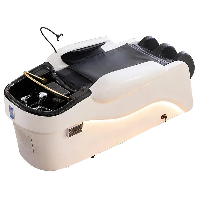 Smart massage shampoo bed Electric water cycle hair salon beauty salon head treatment fumigation bed for barbershops
Smart massage shampoo bed Electric water cycle hair salon beauty salon head treatment fumigation bed for barbershops