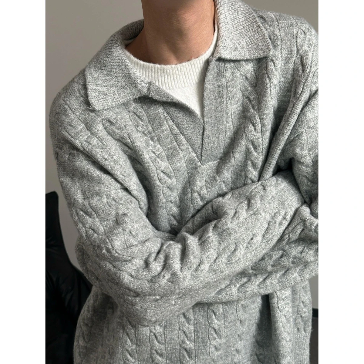 Повседневный трикотажный свитер с v-образным вырезом, мягкий свободный крой, осень-зима, удобный дышащий полиэстер, длинный топ Sve Crew Ne
Повседневный трикотажный свитер с v-образным вырезом, мягкий свободный крой, осень-зима, удобный дышащий полиэстер, длинный топ Sve Crew Ne