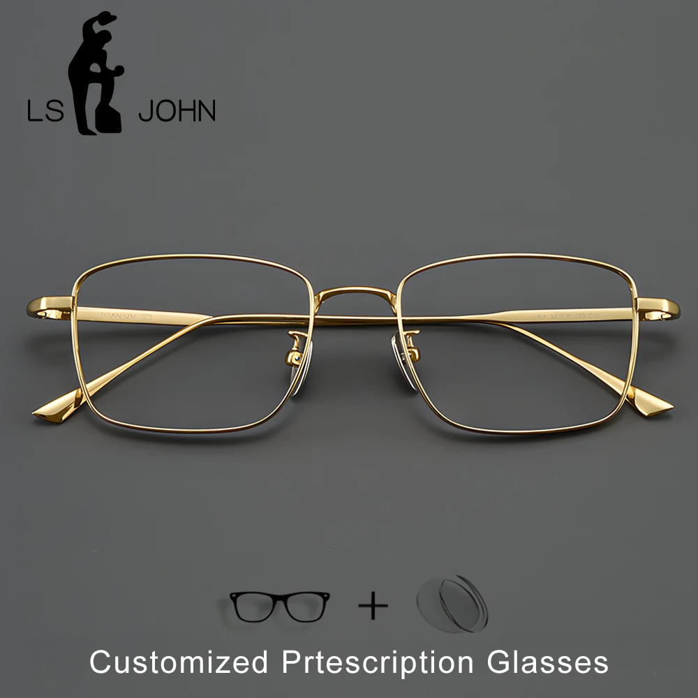 Titanium Reading Glasses Men Square Customized Myopia Optical Prescription Eyewear Women Ultralight European Brand Glasses Frame
Titanium Reading Glasses Men Square Customized Myopia Optical Prescription Eyewear Women Ultralight European Brand Glasses Frame