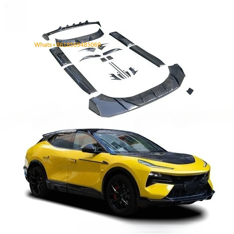 best-selling Eletre dry carbon fiber body kit, featuring an upgraded front lip, side skirts, rear bumper, rear wing.
best-selling Eletre dry carbon fiber body kit, featuring an upgraded front lip, side skirts, rear bumper, rear wing.