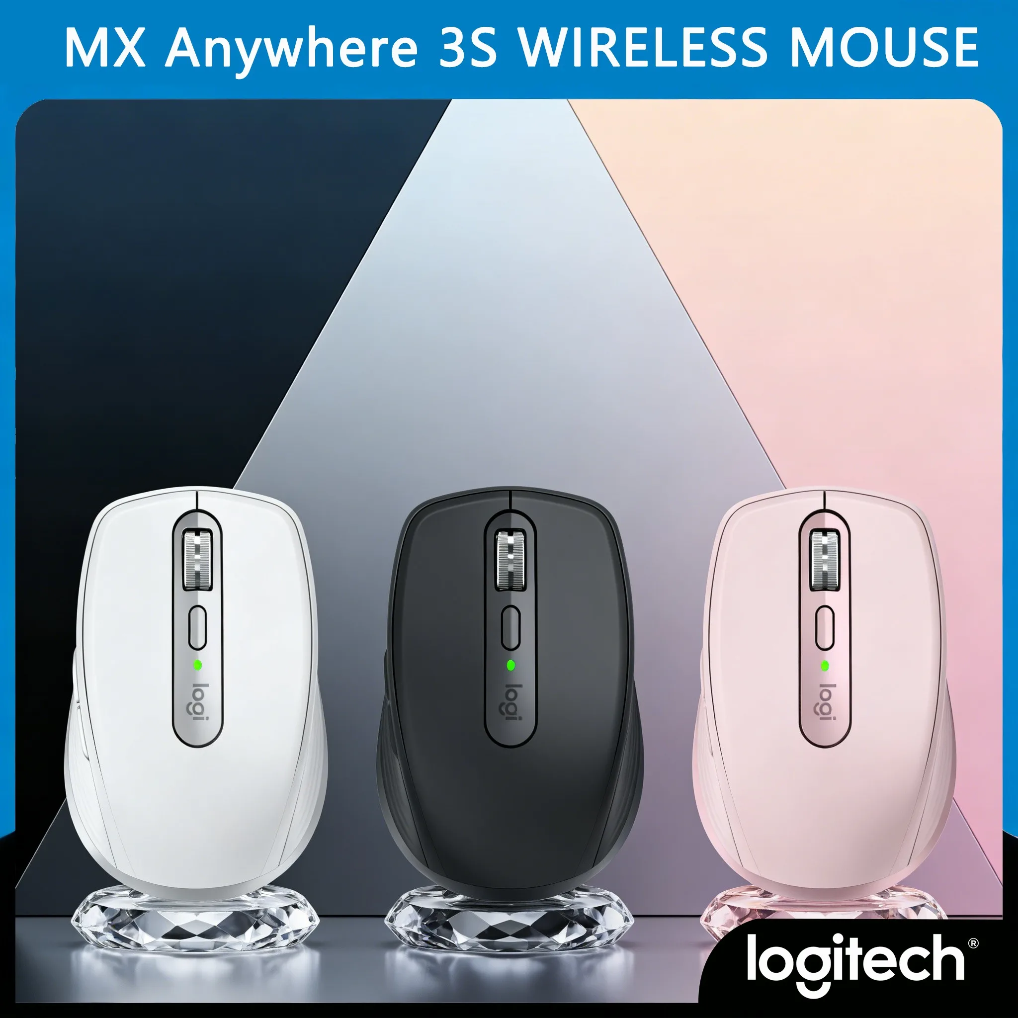 Logitech MX Anywhere 3S - Ultra-Fast Scrolling with MagSpeed Technology