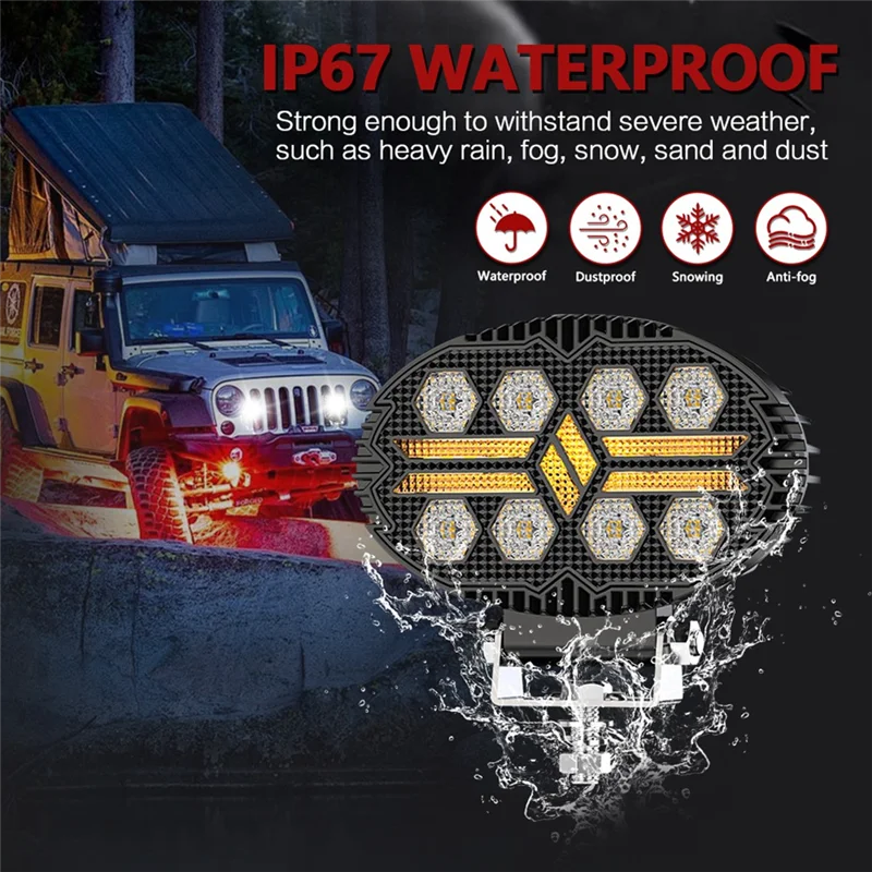 NEW-Oval 5.5 Inch Car LED Work Lights Day Running Lights For Truck ATV UTV SUV Motorcycle Cart Trailer Boat
NEW-Oval 5.5 Inch Car LED Work Lights Day Running Lights For Truck ATV UTV SUV Motorcycle Cart Trailer Boat