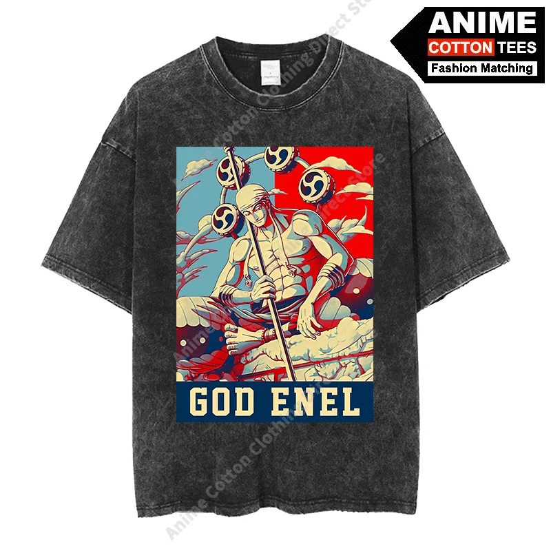 Anime ONE PIECE - Thunder fruit Enel Print T Shirt y2k Harajuku Street Men Women Casual Short Sleeve Cotton Vintage Loose Tees
Anime ONE PIECE - Thunder fruit Enel Print T Shirt y2k Harajuku Street Men Women Casual Short Sleeve Cotton Vintage Loose Tees