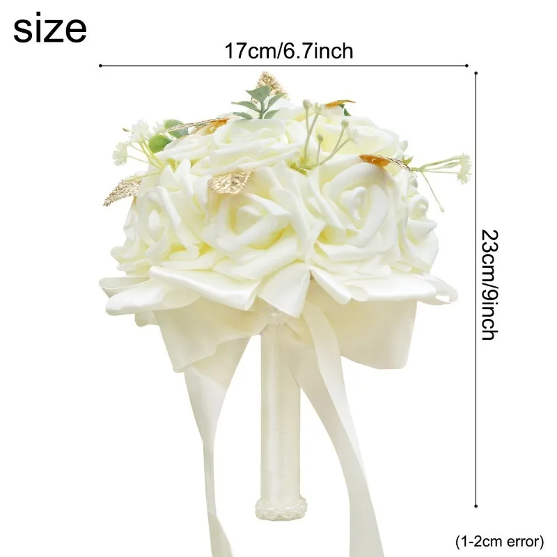 European American Sources Mori Bride Wedding Bouquet, Bridesmaid Milk PE Foam Rose Bouquet Wedding Supplies
European American Sources Mori Bride Wedding Bouquet, Bridesmaid Milk PE Foam Rose Bouquet Wedding Supplies