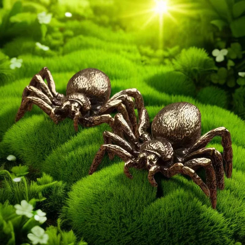Metal Copper Plated Small Ornament Spider Tea Pet Ornament Small Copperware Vintage Desktop Craft Ornament Handheld Piece Wholes
Metal Copper Plated Small Ornament Spider Tea Pet Ornament Small Copperware Vintage Desktop Craft Ornament Handheld Piece Wholes