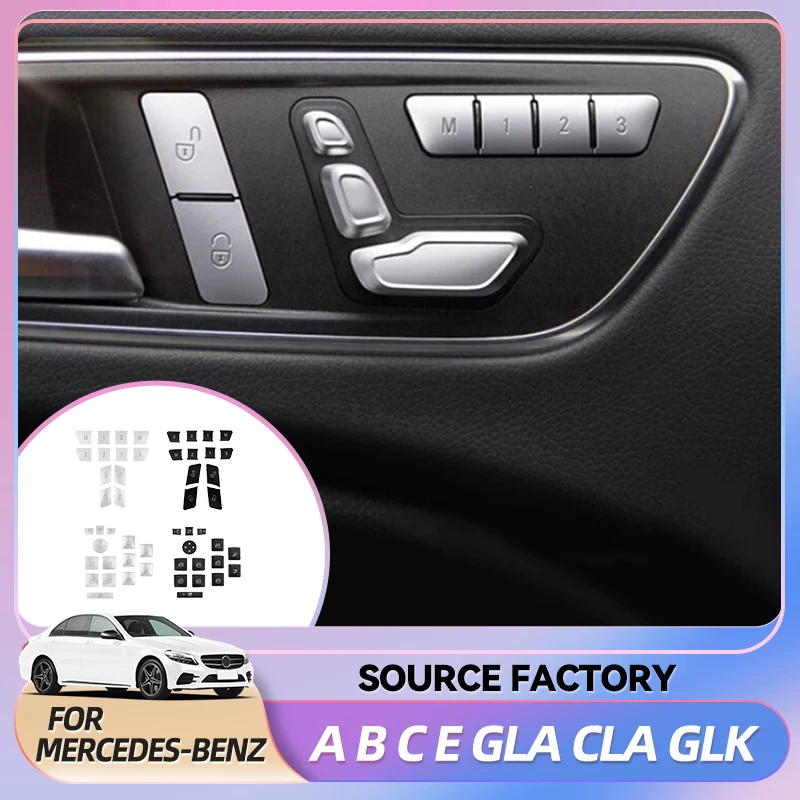 Внутренние наклейки для Mercedes Benz A B C E class CLA GLA GLK GLE CLS GL ML W204 W212 ABS Автомобильное сиденье, кнопки блокировки памяти, бухта
Внутренние наклейки для Mercedes Benz A B C E class CLA GLA GLK GLE CLS GL ML W204 W212 ABS Автомобильное сиденье, кнопки блокировки памяти, бухта