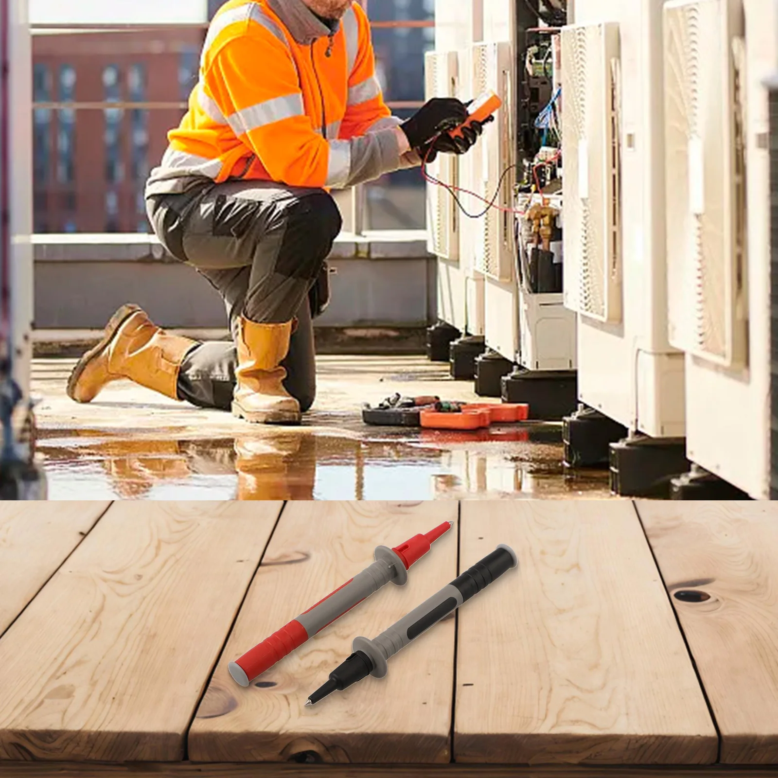 Инструмент для электрического тестирования Мультиметр Тестовый зонд Точное измерение данных Полный набор зондов Легкий переключатель игл Черный
Инструмент для электрического тестирования Мультиметр Тестовый зонд Точное измерение данных Полный набор зондов Легкий переключатель игл Черный