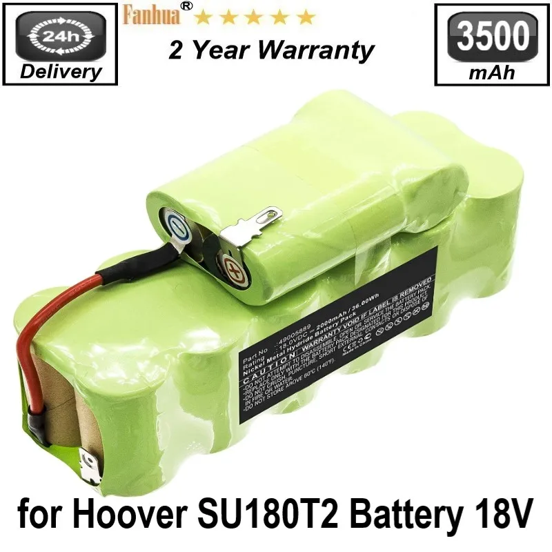 Su180T2 Ni-MH 18V 2000mAh Replacement Battery for Hoover SU180T2 SU180 SU180B8 SU180WT 49005889
Su180T2 Ni-MH 18V 2000mAh Replacement Battery for Hoover SU180T2 SU180 SU180B8 SU180WT 49005889
