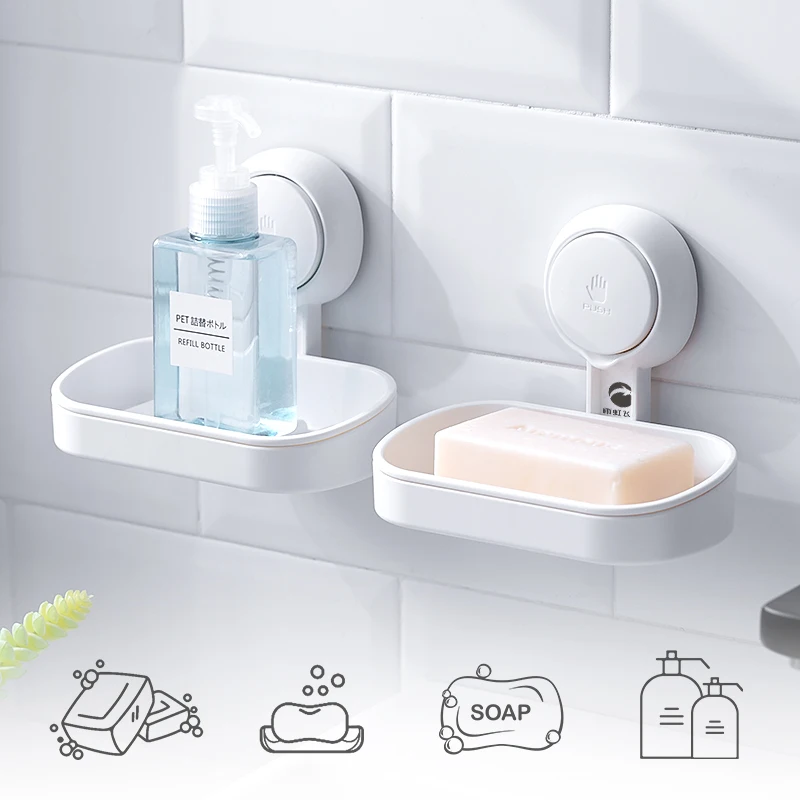 ORIENTAL YUHONG Soap Holder Suction Cup Soap Dish Box Wall Mounted Soap Bar Saver Self Draining Soap Tray For Bathroom Shower
ORIENTAL YUHONG Soap Holder Suction Cup Soap Dish Box Wall Mounted Soap Bar Saver Self Draining Soap Tray For Bathroom Shower