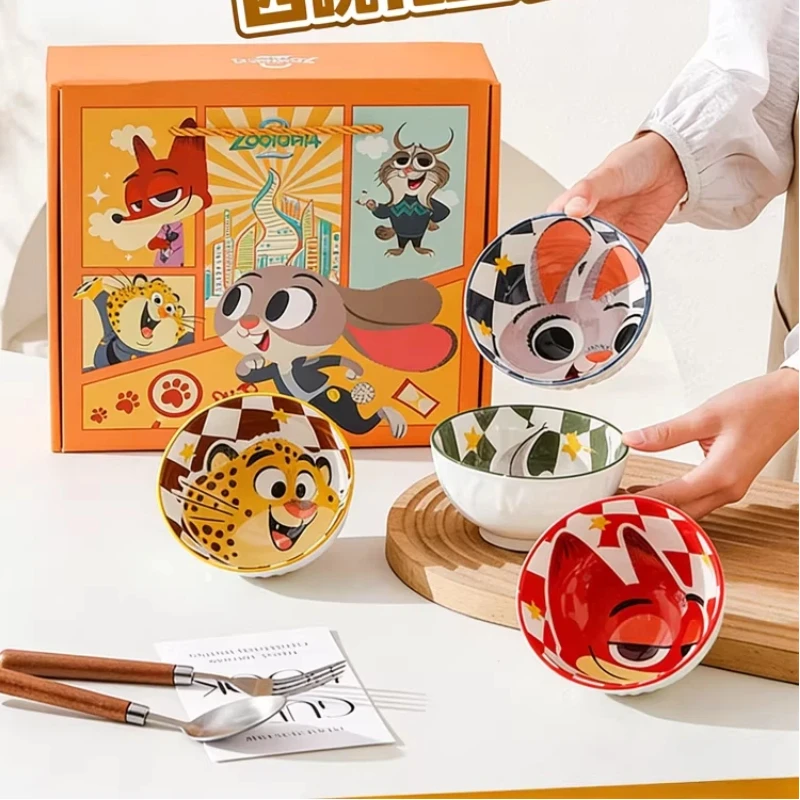 Zootopia Judy Nick Underglaze Enamel Tableware Ceramic Bowls Home Use High Appearance Level Collectible Peripheral Holiday Gifts
Zootopia Judy Nick Underglaze Enamel Tableware Ceramic Bowls Home Use High Appearance Level Collectible Peripheral Holiday Gifts