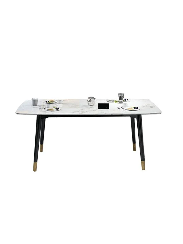 Nordic marble dining table luxury rectangular online celebrity household solid wood dining table and chair combination
Nordic marble dining table luxury rectangular online celebrity household solid wood dining table and chair combination