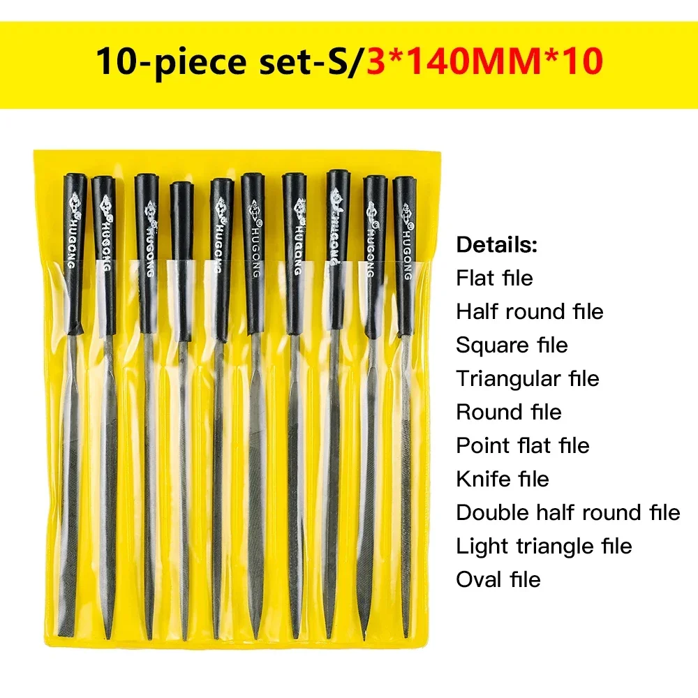 3x140mm Diamond Needle File Set 10pcs Practical Tools for Ceramic Crafts DIY Glass Gems Hobbies 3D Printing Jewelry Making
3x140mm Diamond Needle File Set 10pcs Practical Tools for Ceramic Crafts DIY Glass Gems Hobbies 3D Printing Jewelry Making