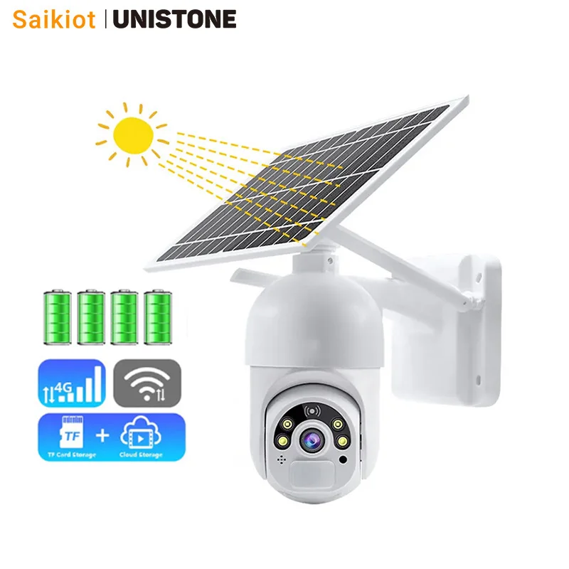 Saikiot WIFI 4G Sim Solar Camera 3MP GSM Solar Battery PTZ Camera Outdoor Wireless Solar IP Camera 4G Solar Powered Camera
Saikiot WIFI 4G Sim Solar Camera 3MP GSM Solar Battery PTZ Camera Outdoor Wireless Solar IP Camera 4G Solar Powered Camera