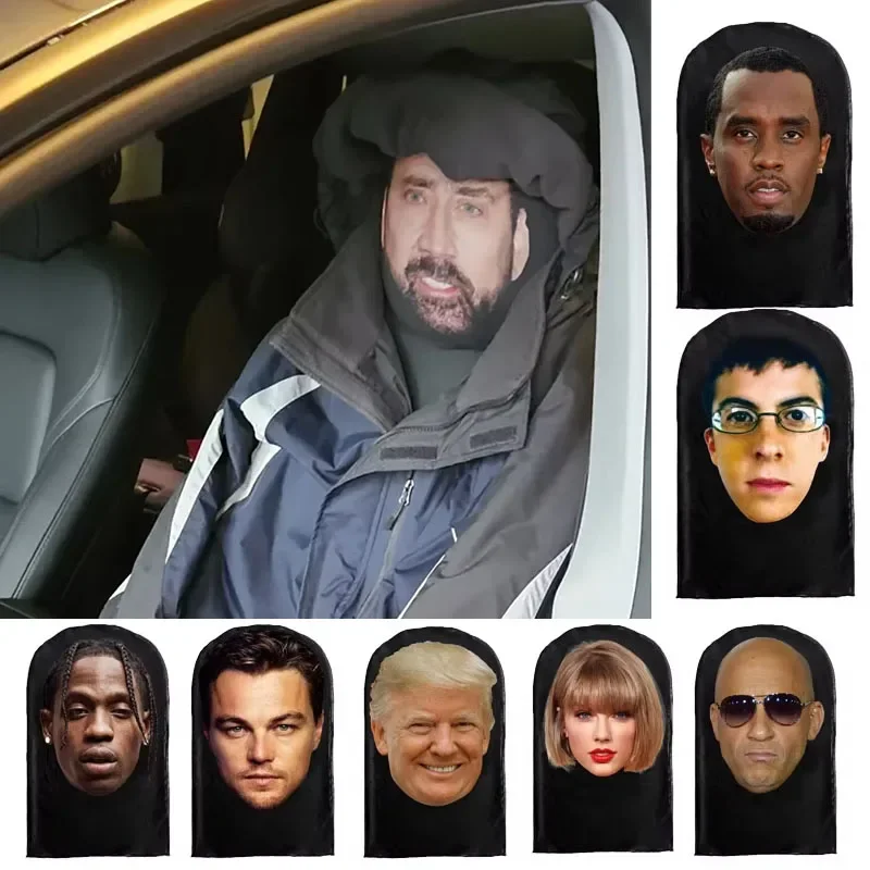 Spoof Car Seat Cover Masked Trump Mesh Mask Headrest Cover Decor Presidential Cosplay Car Anti-theft Warning Accessories
Spoof Car Seat Cover Masked Trump Mesh Mask Headrest Cover Decor Presidential Cosplay Car Anti-theft Warning Accessories