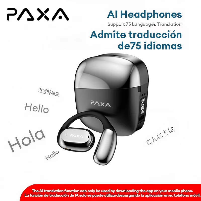 Оригинальные беспроводные наушники PAXA Space-Y3Pro AI с Bluetooth 5,4, наушники с низкой задержкой, HIFI звук, наушники с шумоподавлением и микрофоном
Оригинальные беспроводные наушники PAXA Space-Y3Pro AI с Bluetooth 5,4, наушники с низкой задержкой, HIFI звук, наушники с шумоподавлением и микрофоном