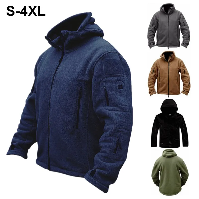 Outdoor Fleece Jacket Men Autumn Winter Soft Shell Hooded Warm Coat Fleece Liner Outerwear Cargo Jacket Windbreaker 4XL
Outdoor Fleece Jacket Men Autumn Winter Soft Shell Hooded Warm Coat Fleece Liner Outerwear Cargo Jacket Windbreaker 4XL